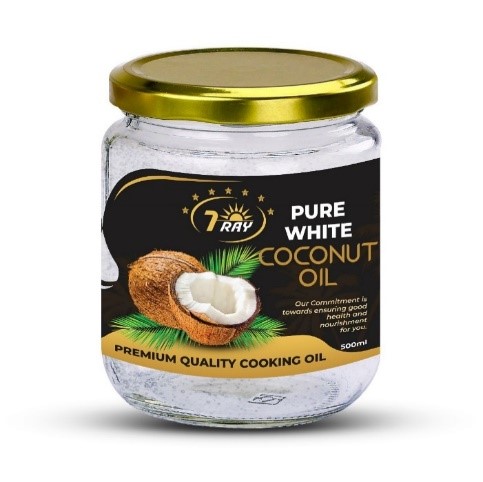 7 RAY Pure White Coconut Oil 